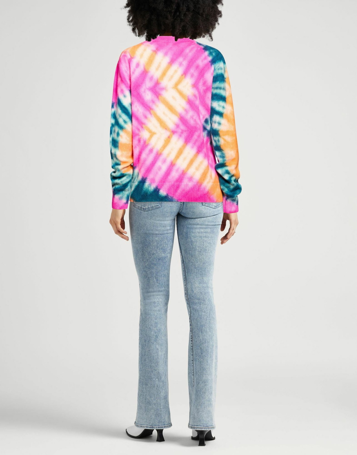 The Elder Statesman Womens Sweater Fuchsia