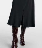 Chloé Gathered midi dress