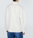 Ami Paris Logo virgin wool turtleneck sweater