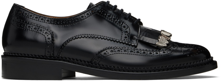 Photo: Toga Virilis Black Polished Leather Derbys