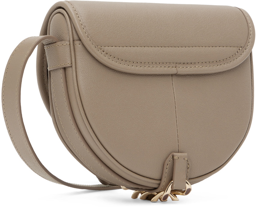 See by Chloé Taupe Small Mara Saddle Bag