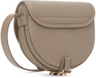 See by Chloé Taupe Small Mara Saddle Bag