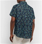 J.Crew - Slim-Fit Printed Linen Shirt - Navy