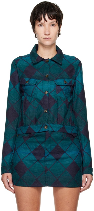 Photo: Ahluwalia Blue Woolmark Prize Edition Jacket