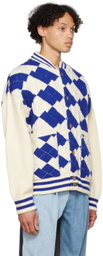ADER error Blue Tenit Bomber Jacket