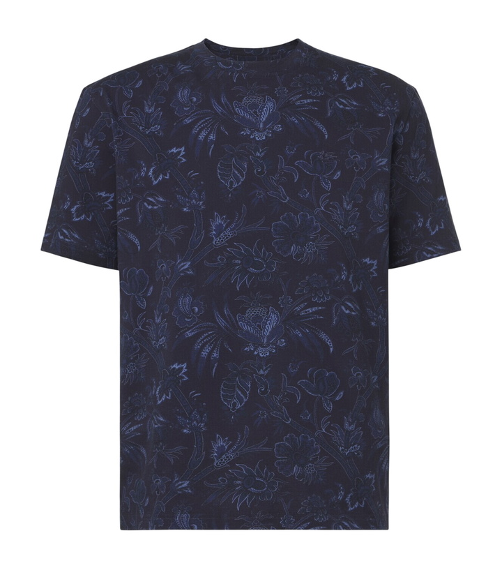 Photo: Etro Floral cotton T-shirt