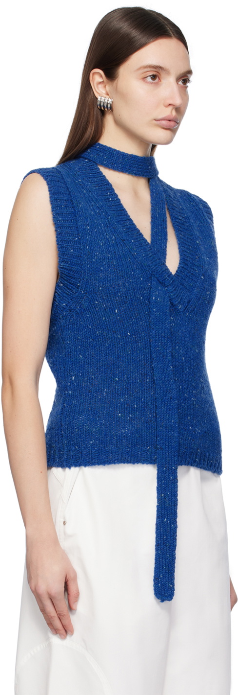 Saks Potts Blue Rosemarie Vest