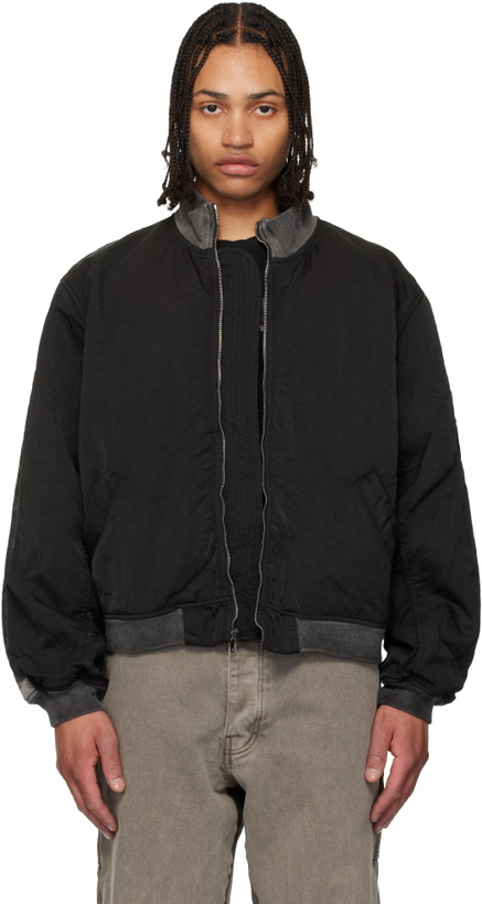 Photo: ALEXANDER DIGENOVA Black RL-Bomber Jacket