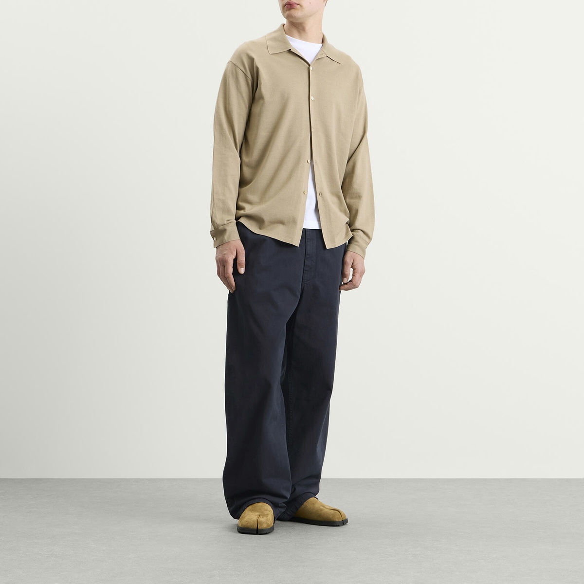 MM6 Maison Margiela Men's Workwear Trousers in Blue