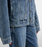 JW Anderson Corduroy-trimmed denim jacket