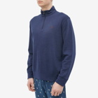 Polo Ralph Lauren Men's Quarter Zip Sweat in Spring Navy Heather