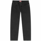 Kenzo Men's Straight Leg Jean in Black