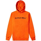 A-COLD-WALL* Men's Essential Logo Popover Hoody in Bright Orange