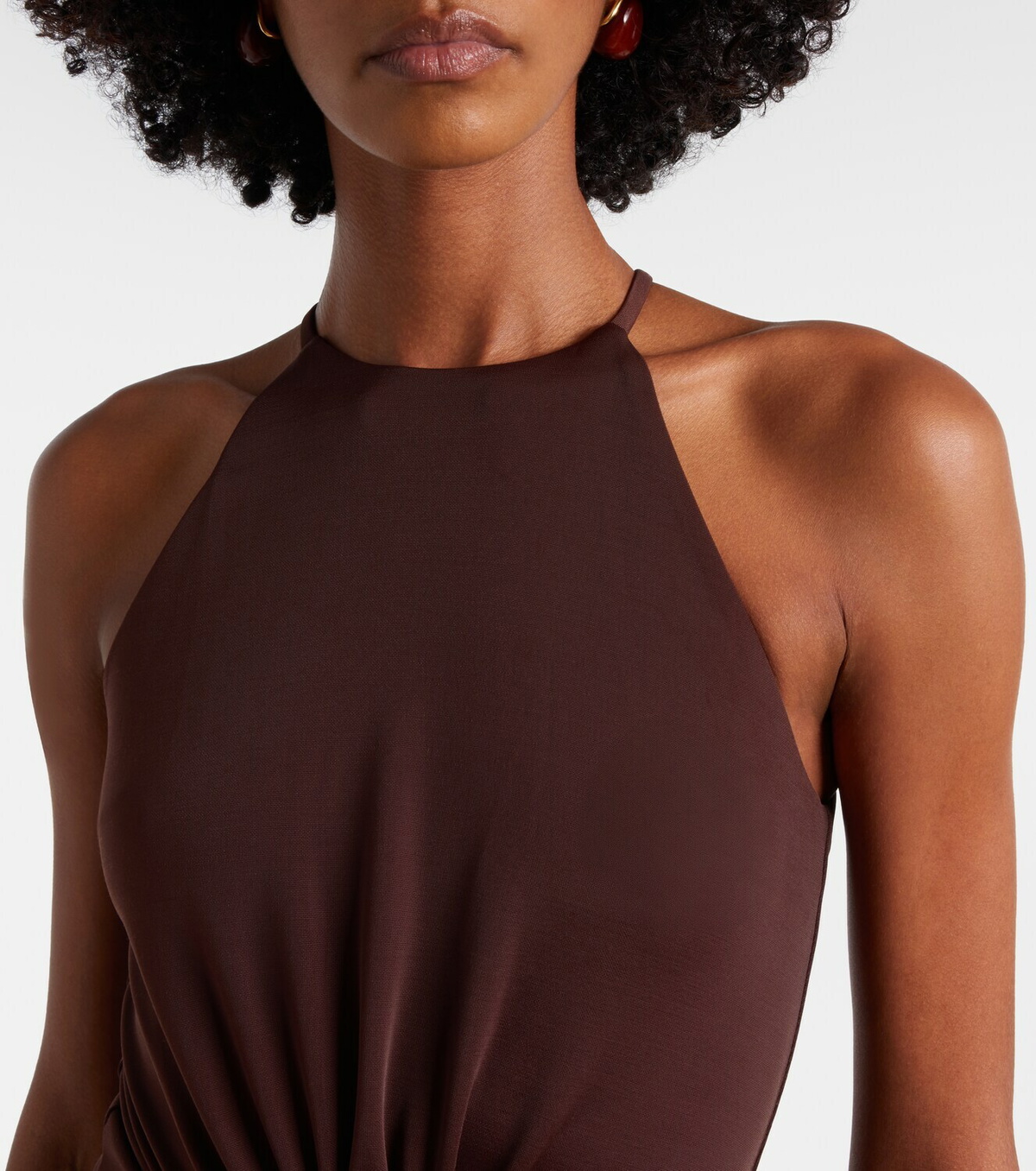 Rebecca Vallance Isla halterneck maxi dress