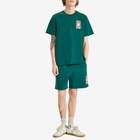 Casablanca Men's Gothic Logo Sweat Shorts in Green