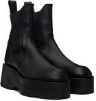 Julius Black Prism Side Gore Chelsea Boots