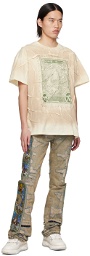 Who Decides War Beige Currency T-Shirt