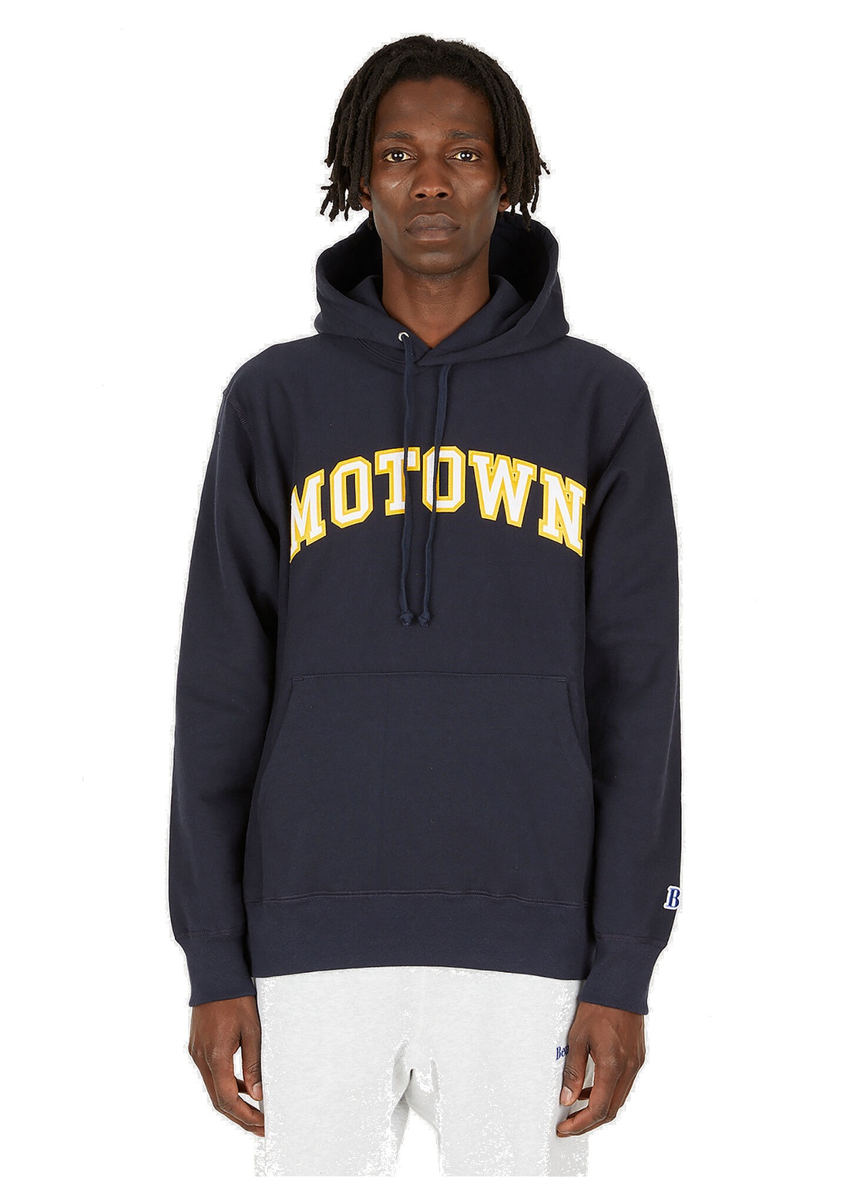Photo: Motown Records® Collegiate Hooded Sweatshirt in Blue