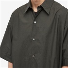 Studio Nicholson Men's Sorono Oversized Short Sleeve Shirt in Ivy