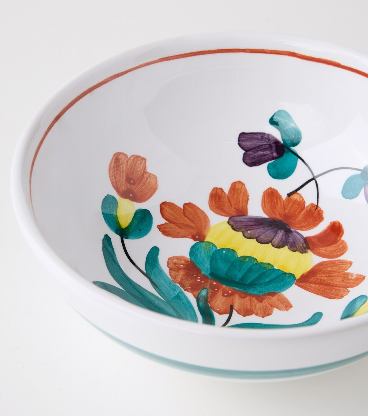 Cabana Lia floral ceramic bowl