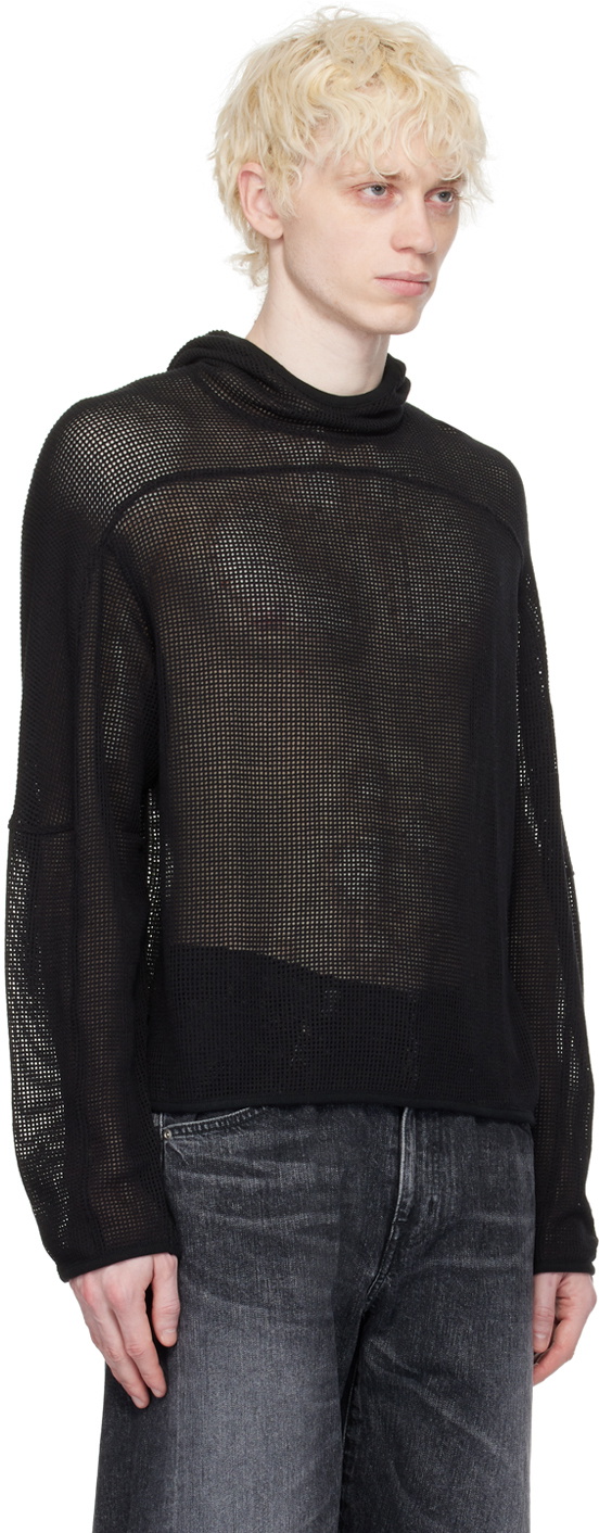 JieDa Black Oversized Hoodie