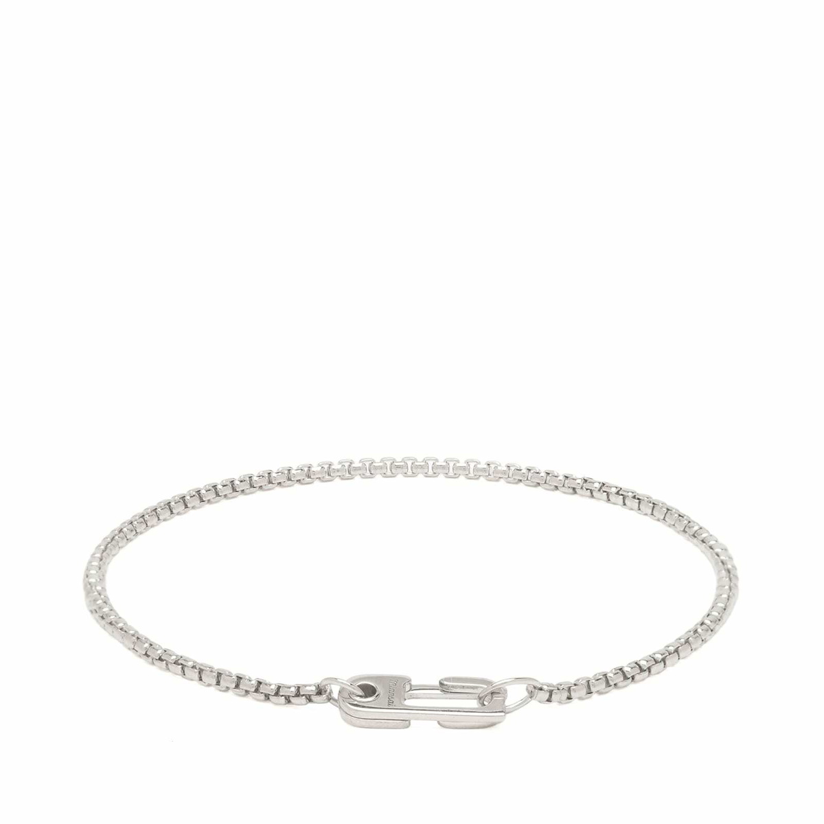 Miansai Men's Annex Venetian Chain Bracelet in Polished Silver
