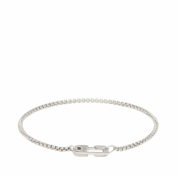 Photo: Miansai Men's Annex Venetian Chain Bracelet in Polished Silver