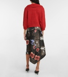 Rixo Serenity metallic-knit sweater