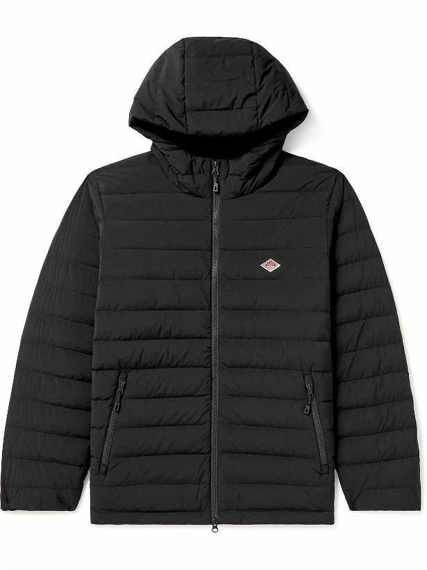 Photo: Danton - Logo-Appliquéd Quilted Shell Hooded Down Jacket - Black