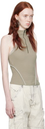 Hyein Seo Green Racerback Tank Top