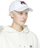 Maison Kitsuné White Fox Head Cap
