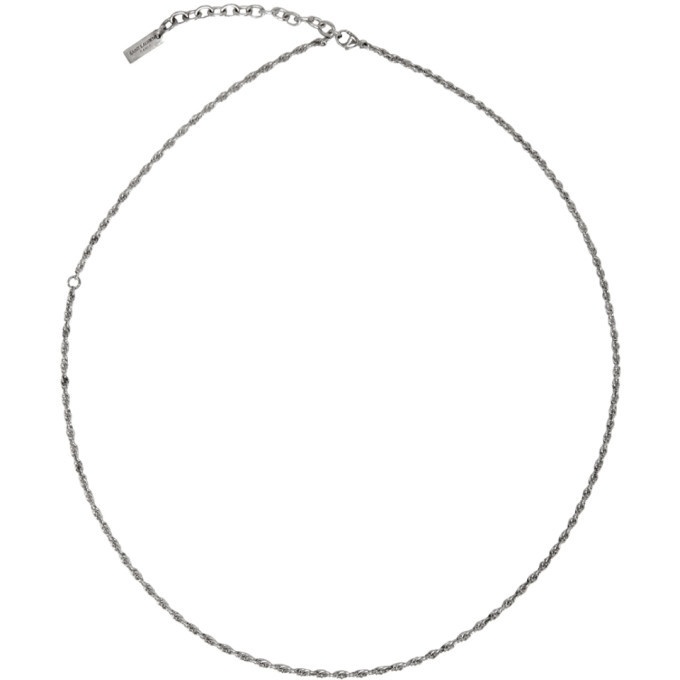 Photo: Saint Laurent Silver Chain Necklace