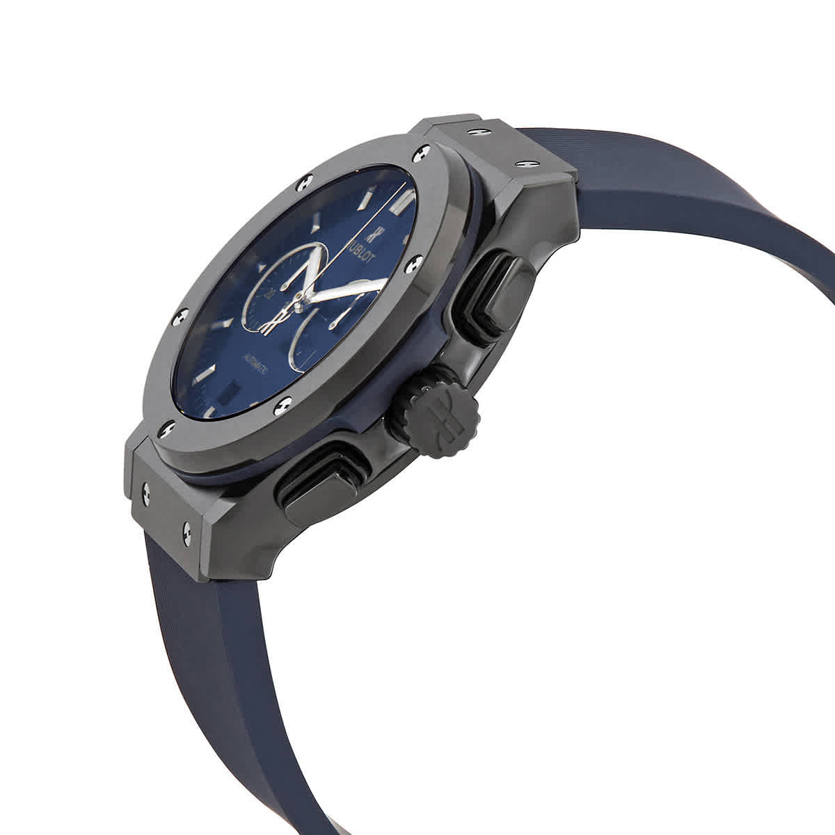 Hublot Classic Fusion Chronograph Automatic Blue Dial Mens Watch 541.CM.7170.RX