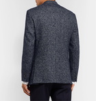 Richard James - Navy Spirit Houndstooth Hopsack Blazer - Blue