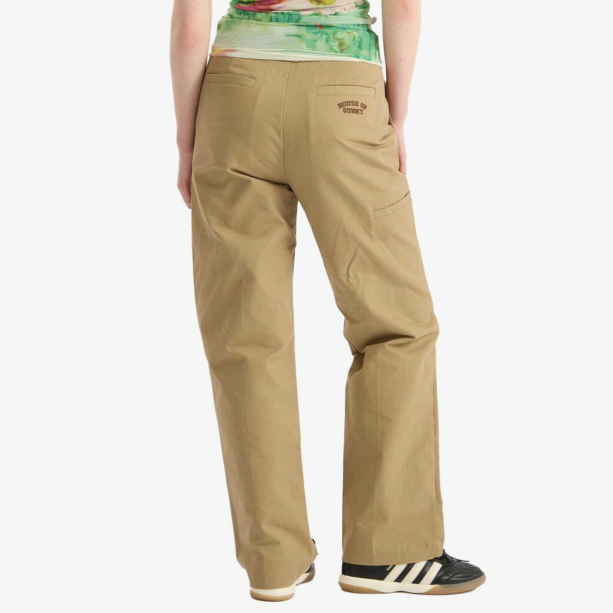 House Of Sunny Women's Canvas Worker Pants in Clay