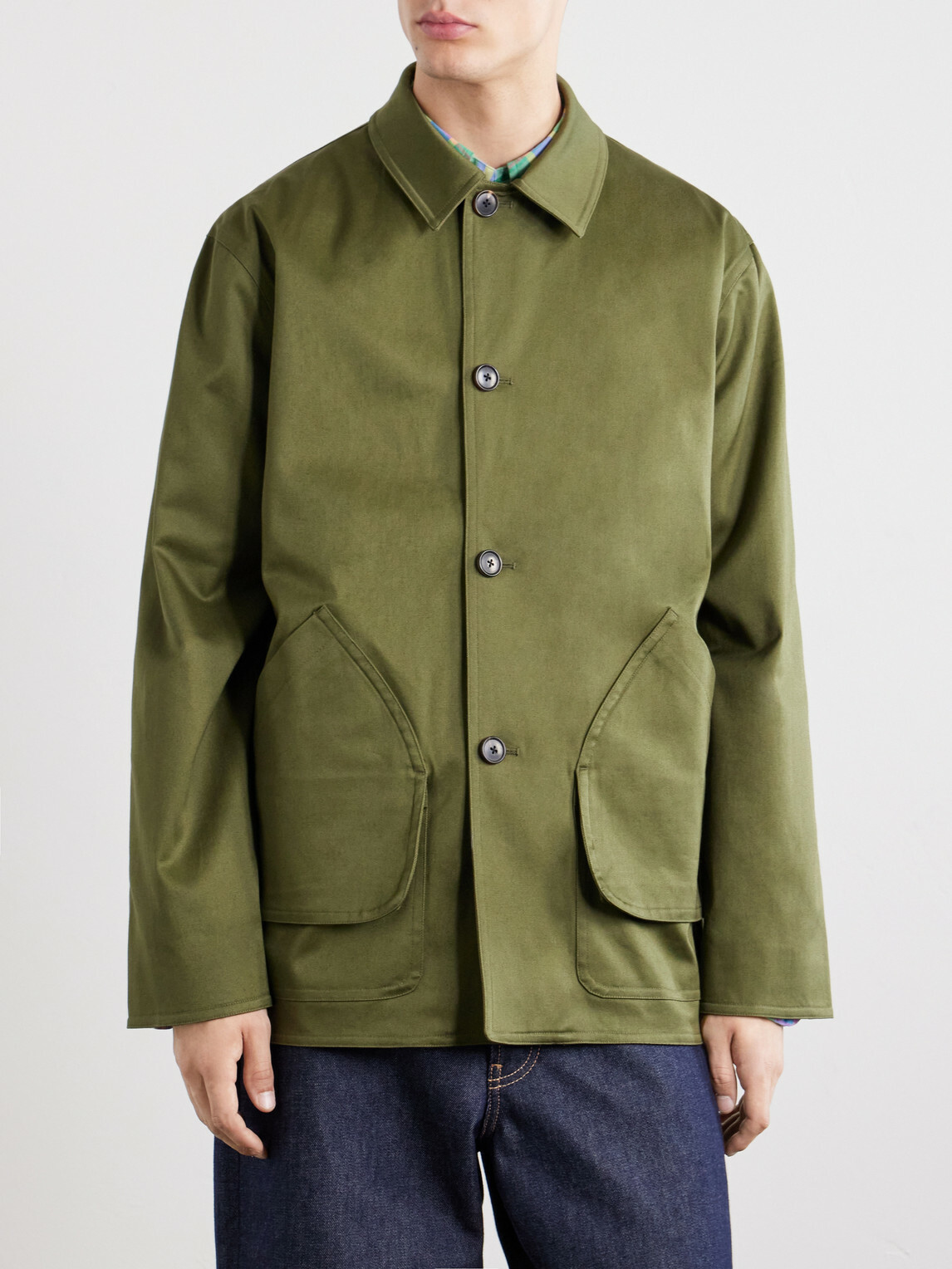 Paul Smith - Stretch Cotton-Twill Jacket - Green