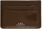 A.P.C. Brown Andre Card Holder