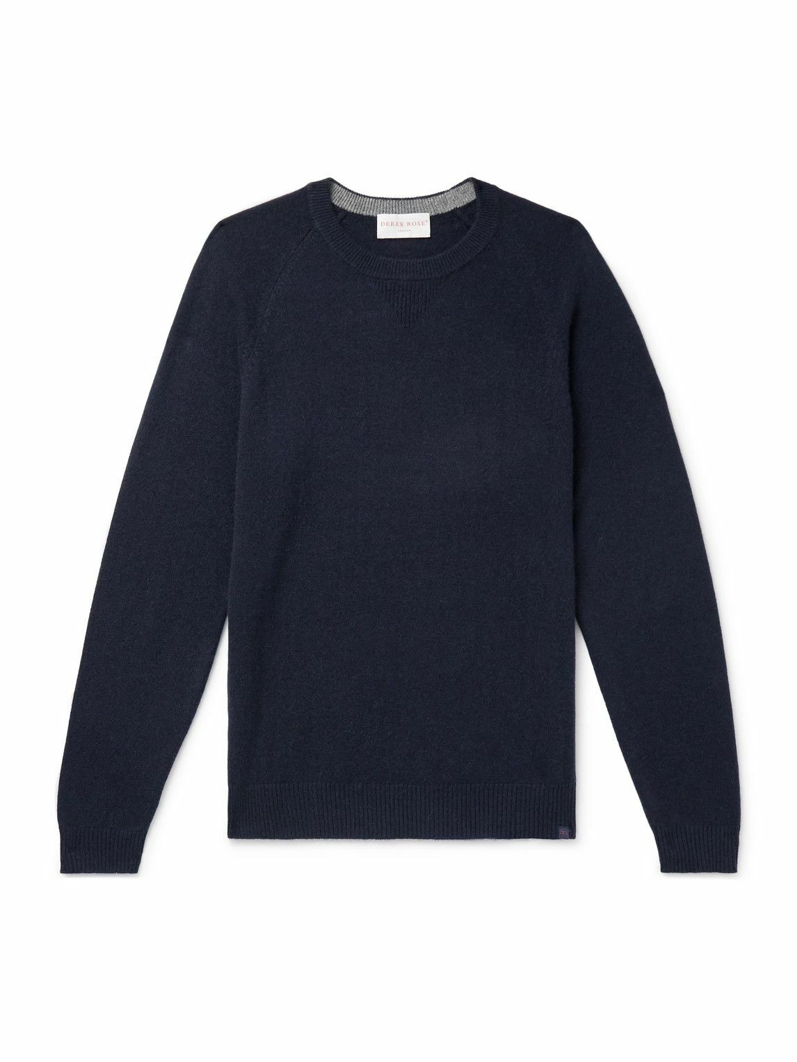 Derek Rose - Finley Cashmere Sweater - Blue