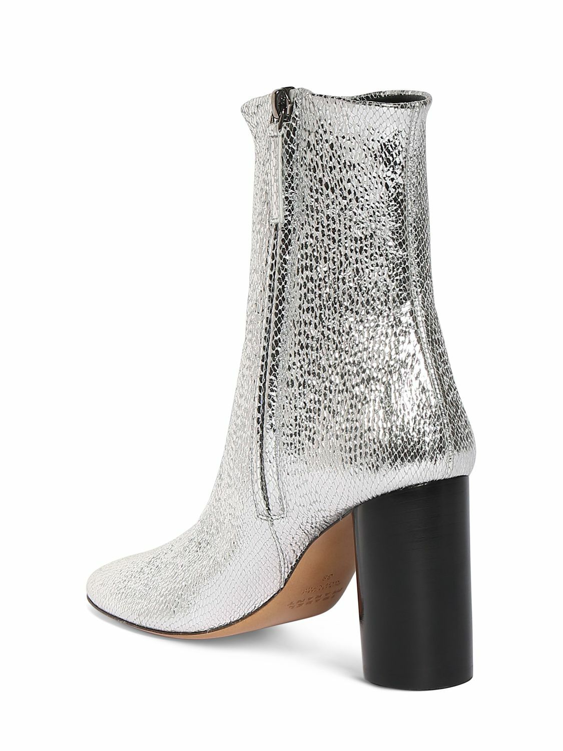 ISABEL MARANT - 85mm Labee Metallic Leather Boots Isabel Marant