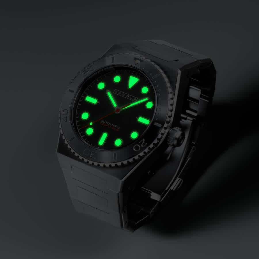 Cadola Farina Automatic Black Dial Mens Watch CD-1049-11