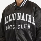 Billionaire Boys Club Men's College Satin Bomber Jacket in Black