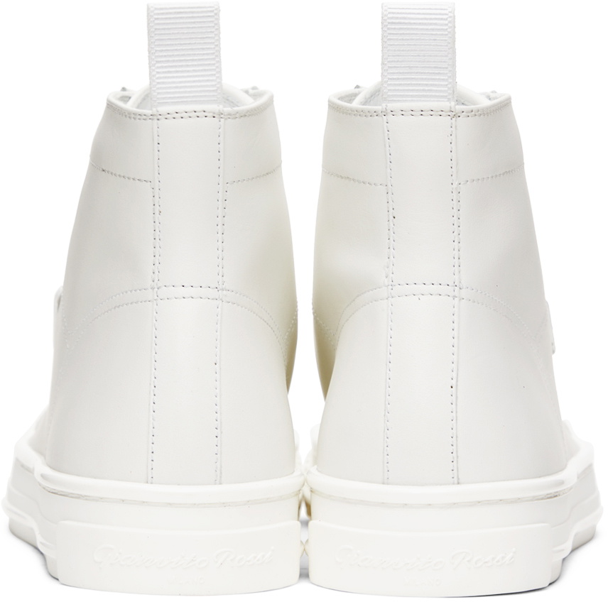 Gianvito Rossi White 360 High Sneakers