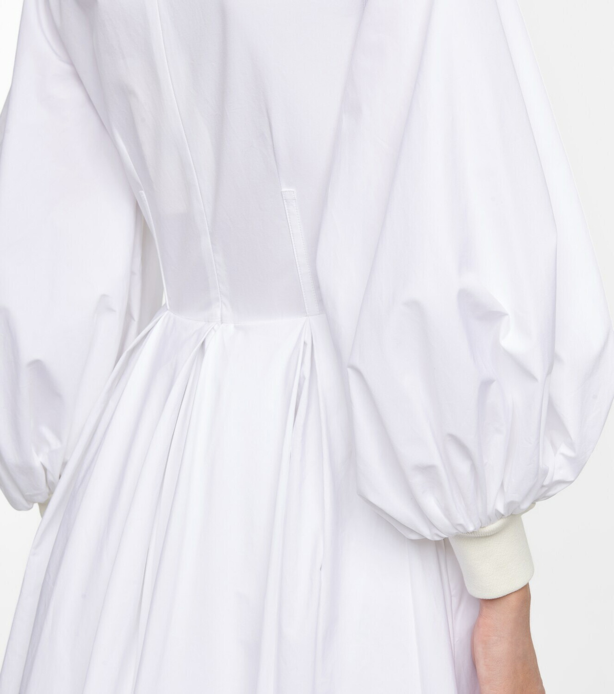 knee length dresses for ladies White T-Shirt Midi Dress main image 1