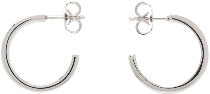 Photo: MM6 Maison Margiela Silver Logo Earrings