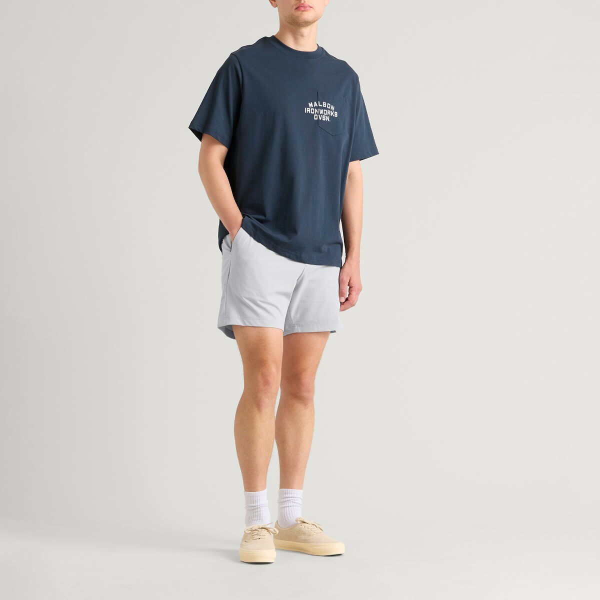 Malbon Men's Ripley Coolcore Short in Micro Chip