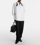 DeMellier Stockholm Large suede top-handle bag