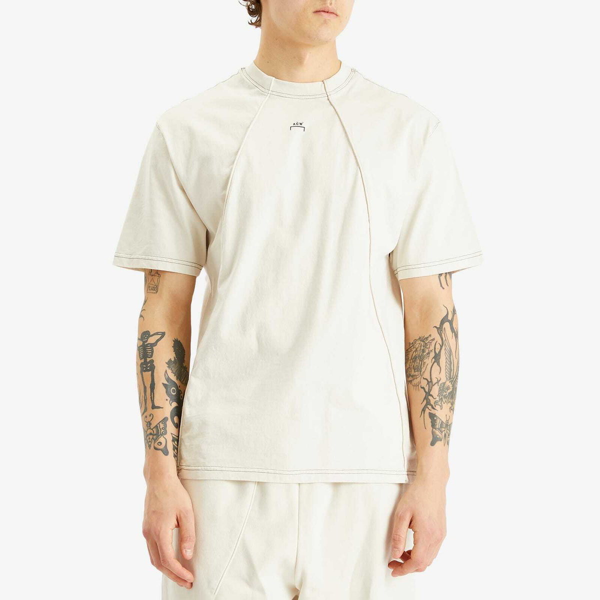 A-COLD-WALL* Men's Millbank T-Shirt in Beige Bone
