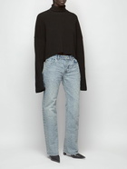 BALENCIAGA - Cropped Cotton Knit Turtleneck