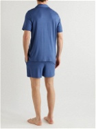 Derek Rose - Basel 13 Stretch Micro Modal Pyjama Set - Blue