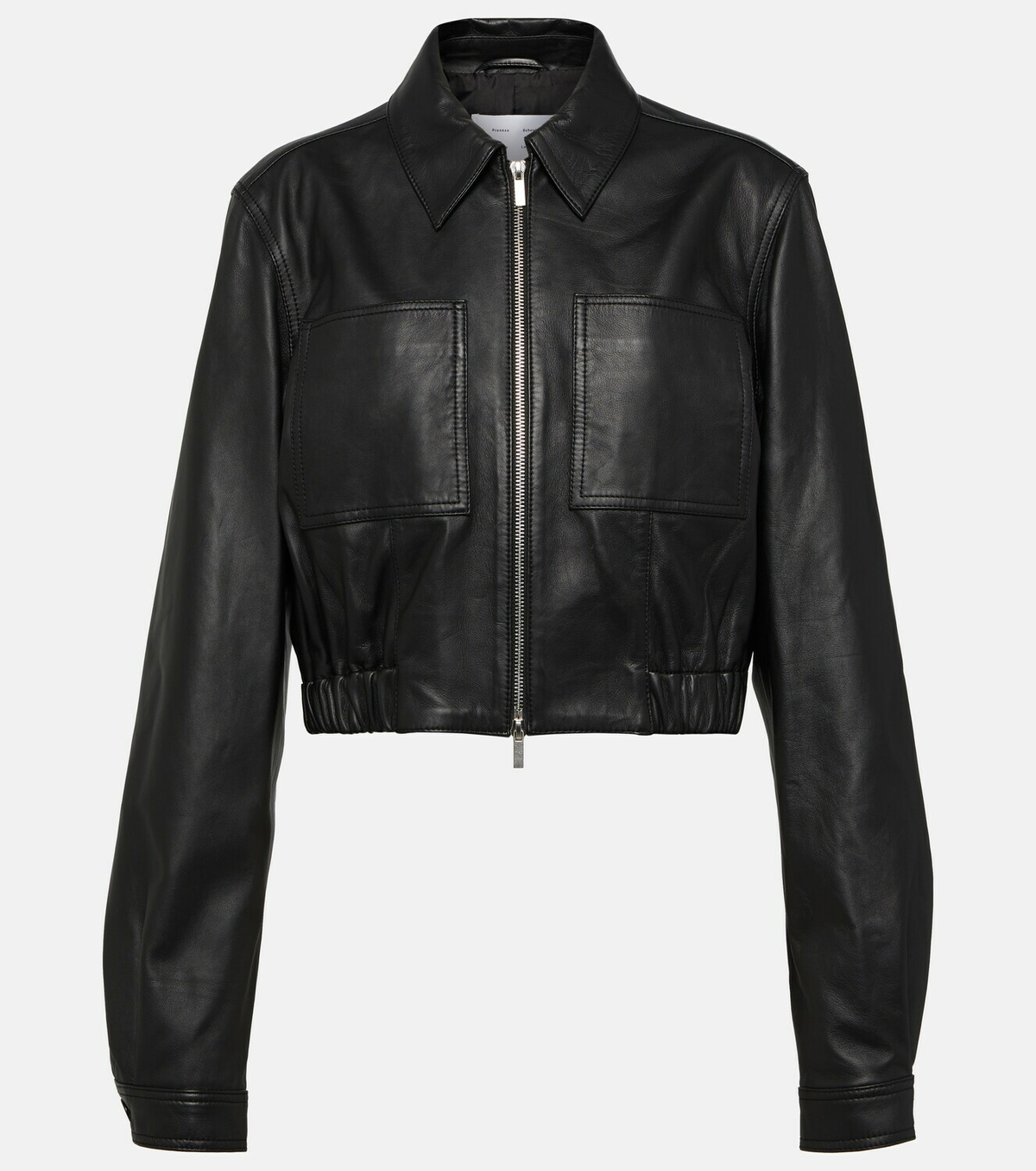 Proenza Schouler White Label cropped leather jacket Proenza Schouler